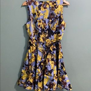 Luck Be A Lady Dress in Blue Daffodils